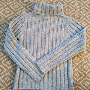 Aero Sparkly Lavender Turtleneck Sweater